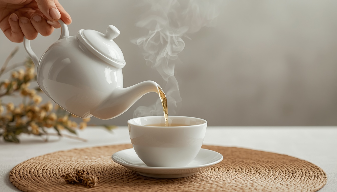Enerstrbright pouring herbal tea